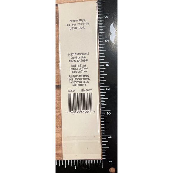 Intl Greetings Glitter/Gem Sticker Autumn/Fall Theme Embellishment - Picture 3 of 3